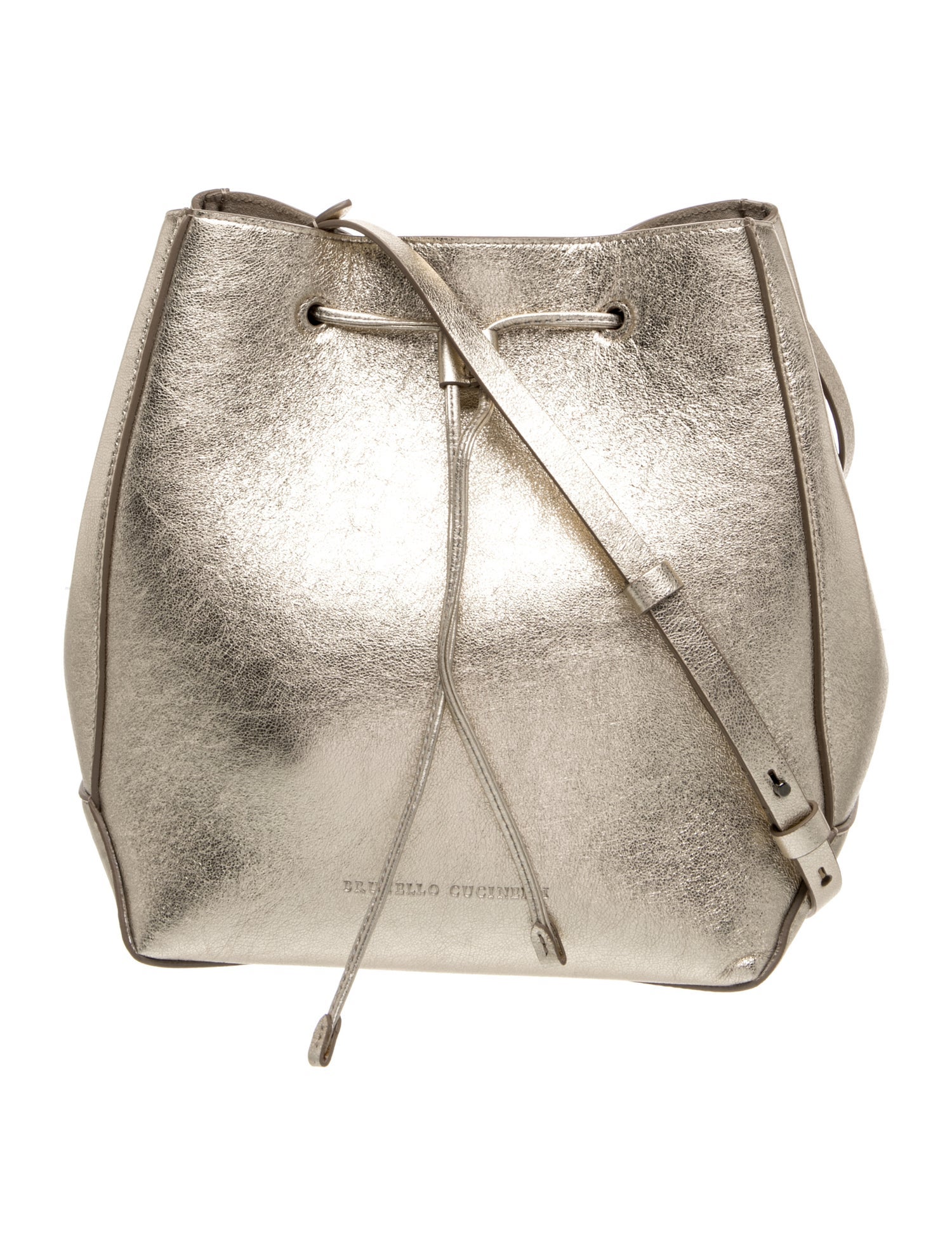 Leather Bucket Bag w/ Tags