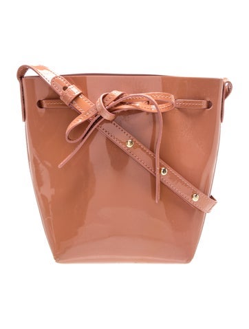Patent Leather Bucket Bag