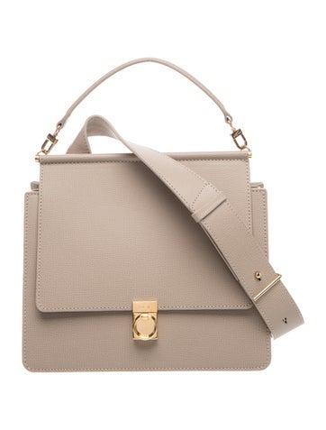 Leather Top Handle Bag