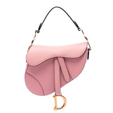 Mini Grained Calfskin Saddle Bag