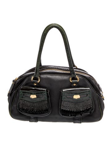 Leather Top Handle Bag