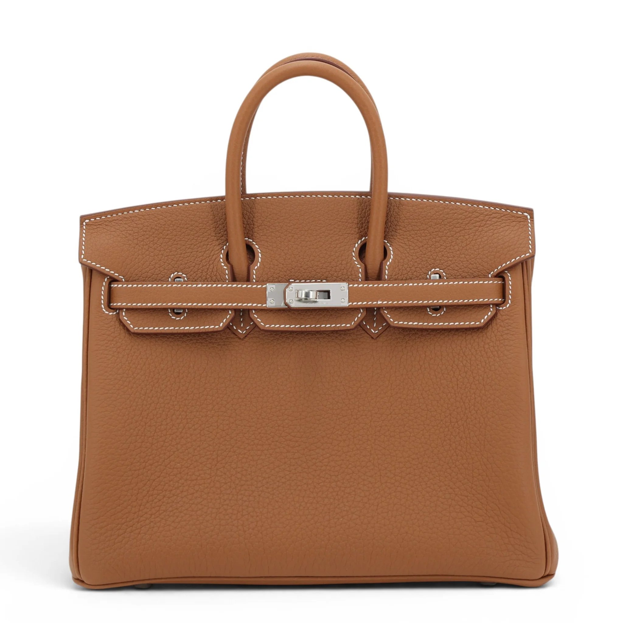 Brand New ( Rank N ) HERMÈS Birkin 25 Gold (37) Togo Palladium hardware G (2026)