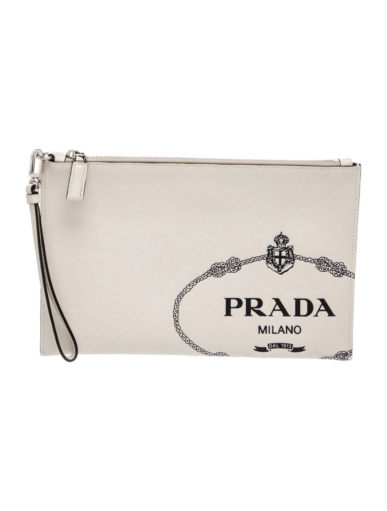 Saffiano Cuir Leather Pouch