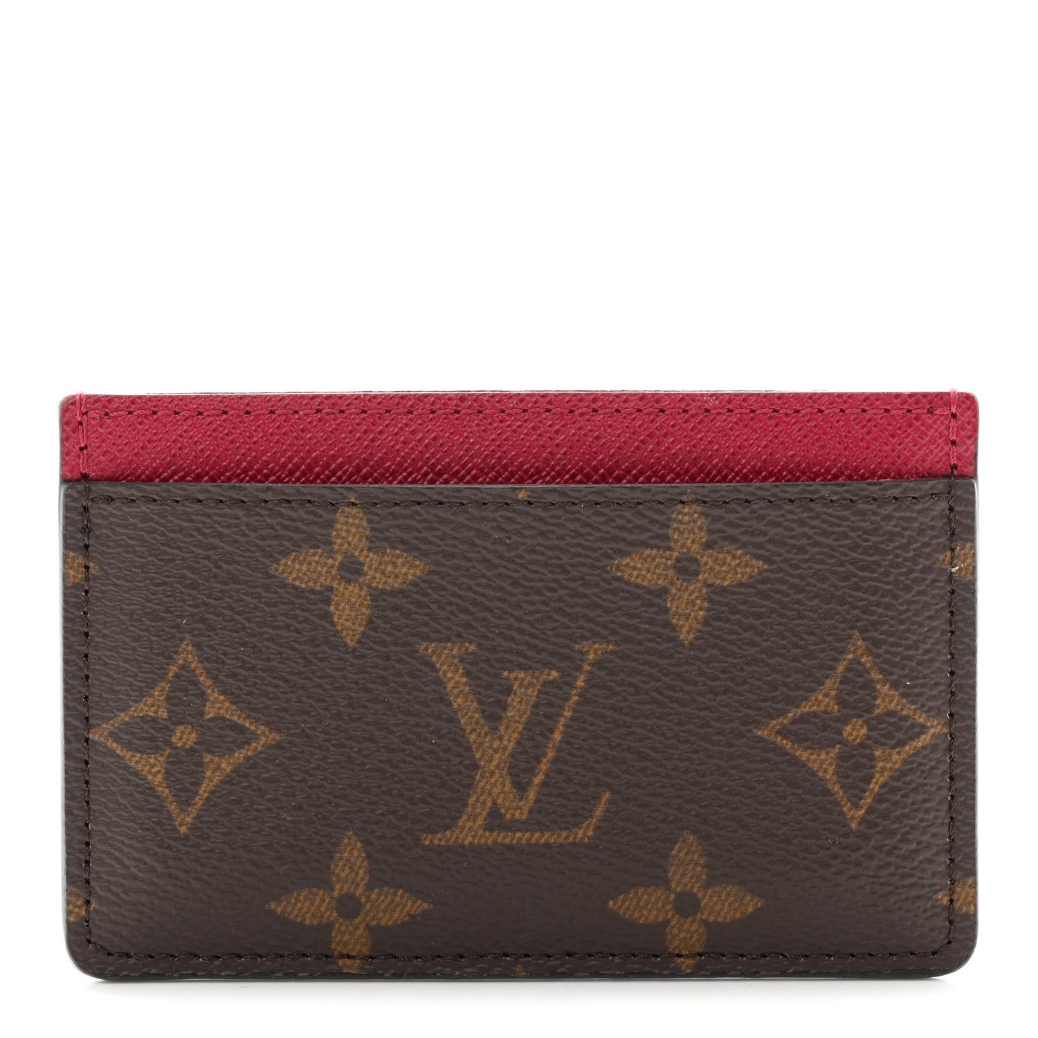 Louis Vuitton Monogram Card Holder Fuchsia
