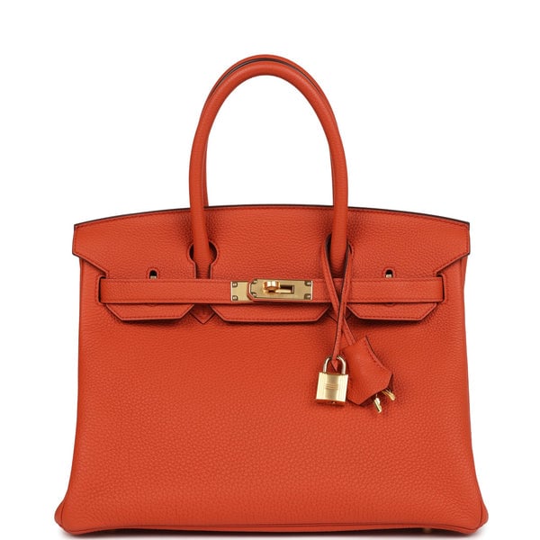 Hermes Hermes Birkin 30 Terre Battue Togo Gold Hardware