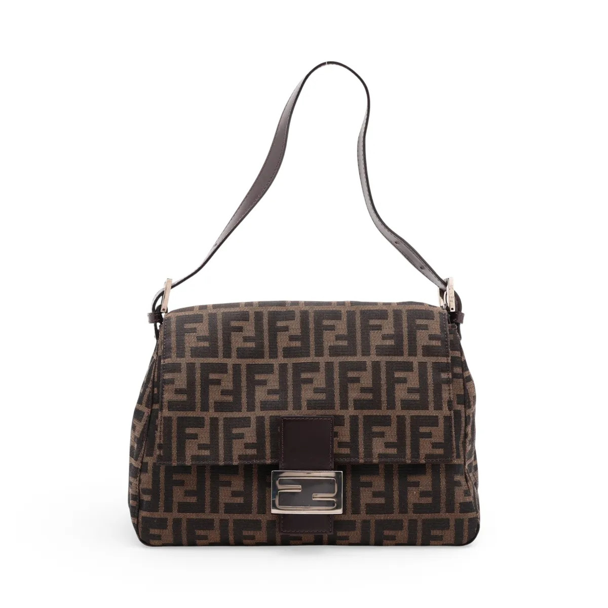 Fendi ZUCCa Mamma Baguette 26325 Shoulder bag Beige