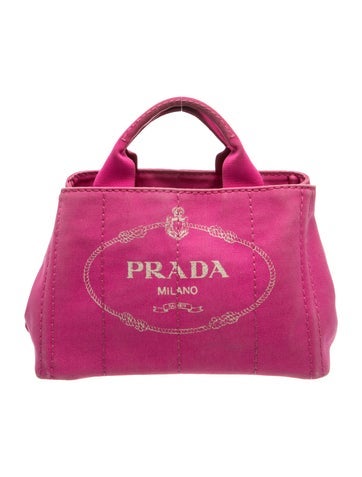 Enameled Metal Triangle Canapa Logo Tote Small