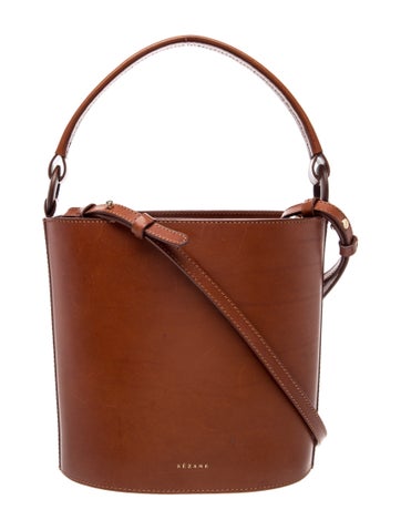 Leather Bucket Bag