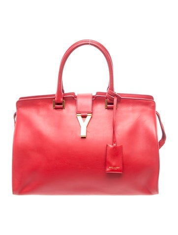 Leather Y Cabas Medium
