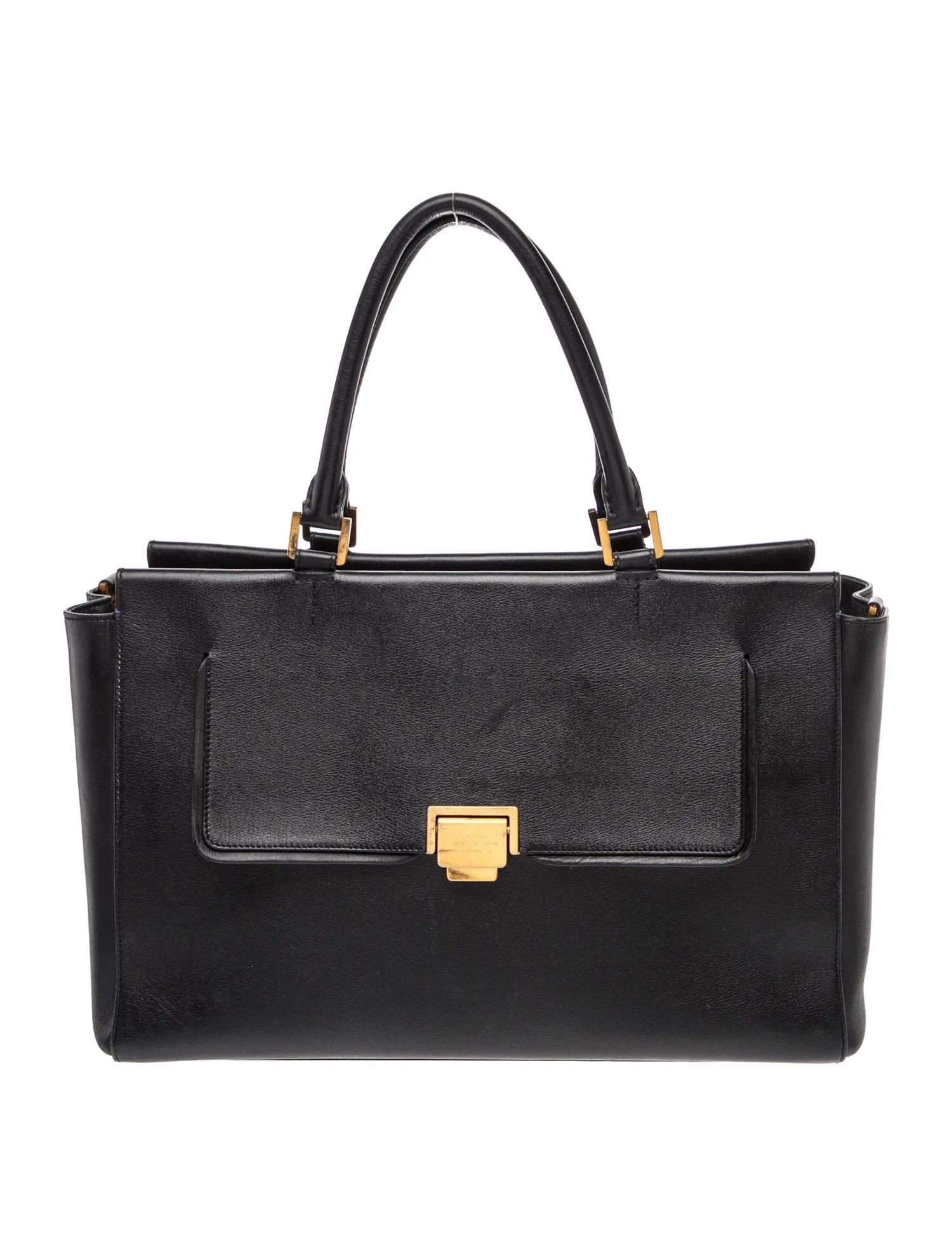 Smythson Leather Top Handle Bag