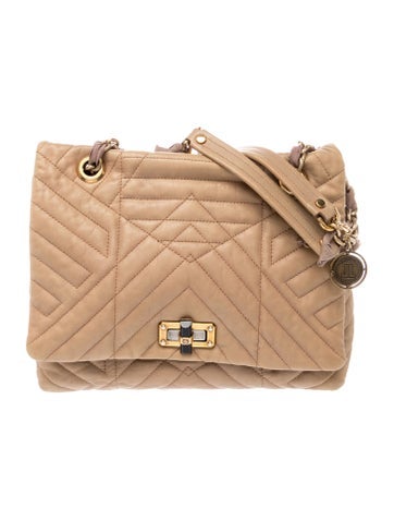 Lanvin Quilted Top Handle Bag