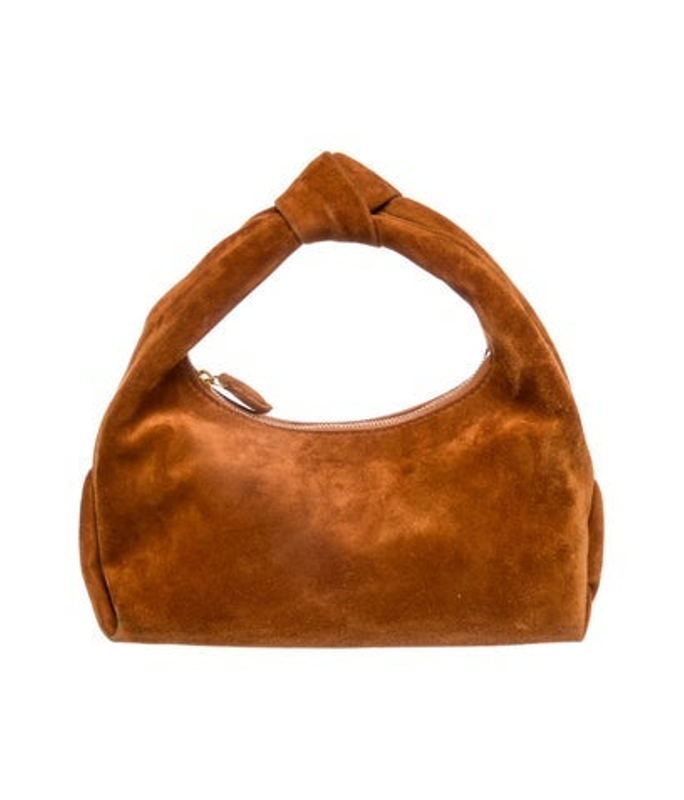Khaite Suede Top Handle Bag