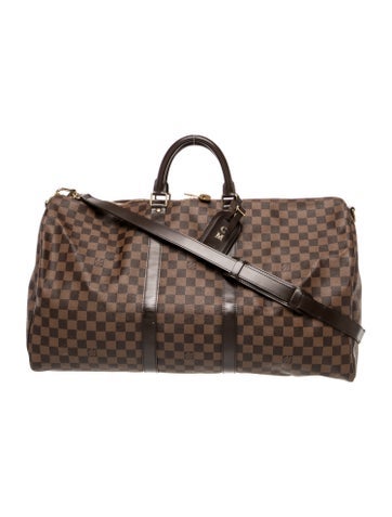 Damier Ebene Keepall Bandouliere 55 Vintage