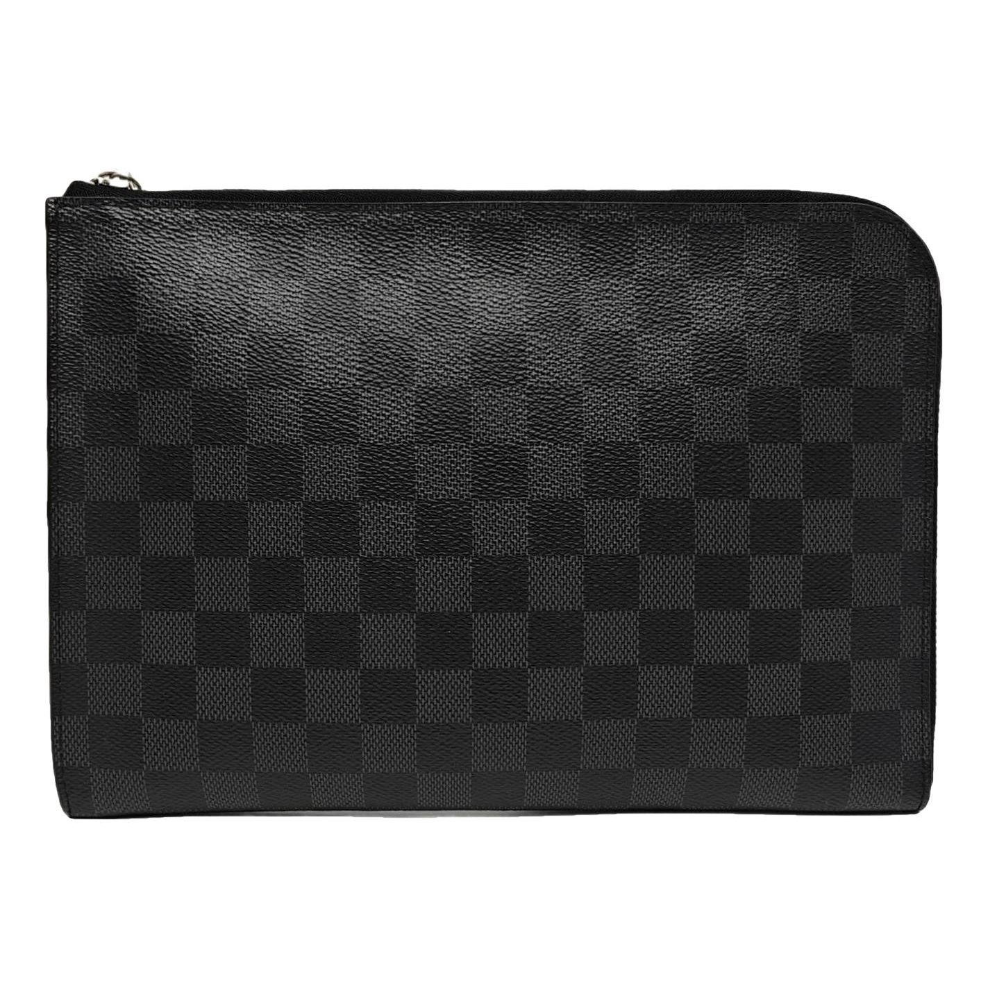 Porte Documents Voyage leather handbag
