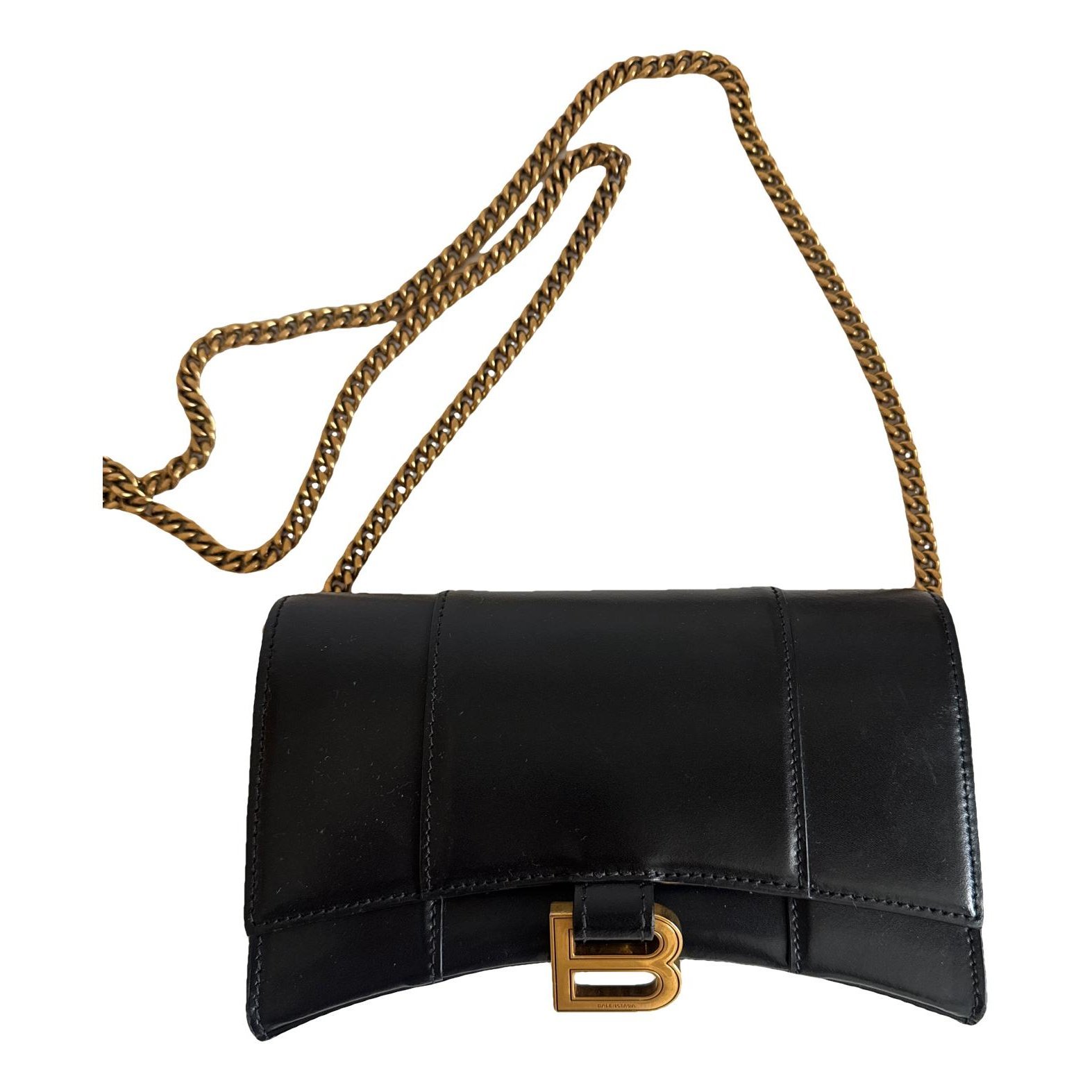 Balenciaga Hourglass leather crossbody bag