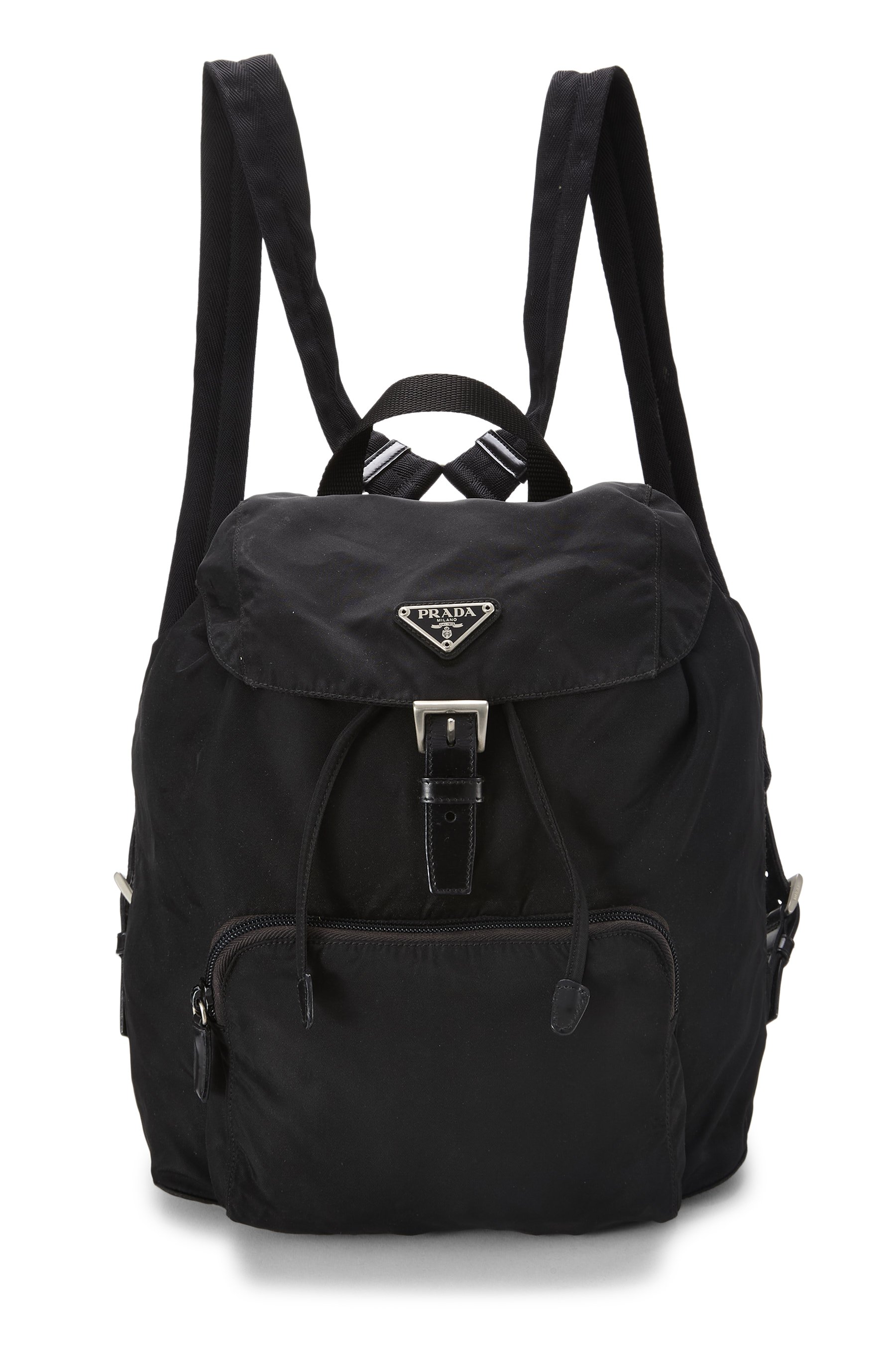 Black Nylon Backpack
