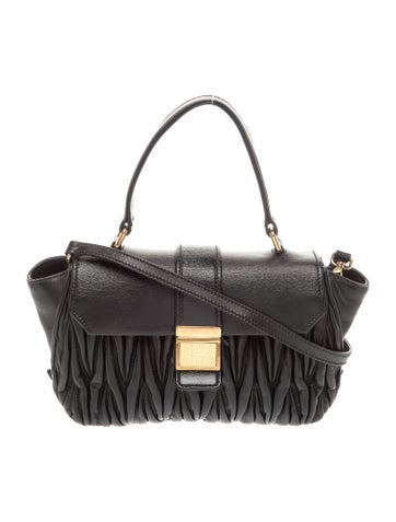 Leather Top Handle Bag
