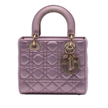 Small Satin Cannage Swarovski Lady Dior
