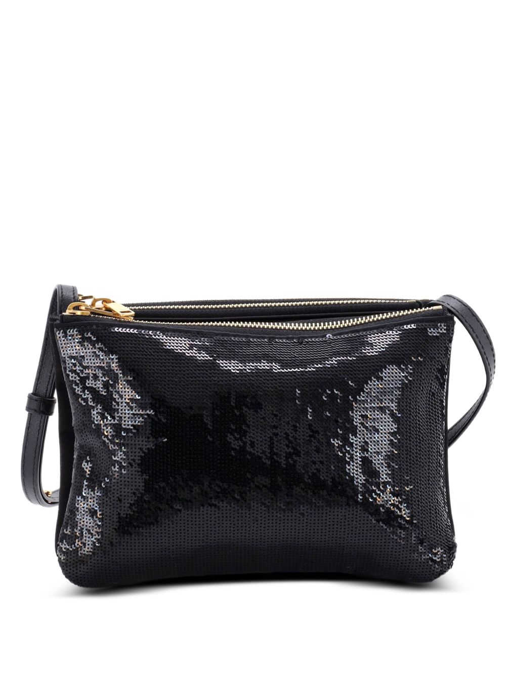 Trio Sequin Embellished Nylon Small crossbody bag