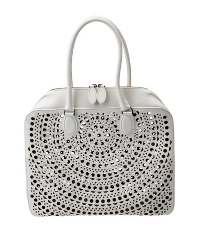 Alaia Leather Top Handle Bag