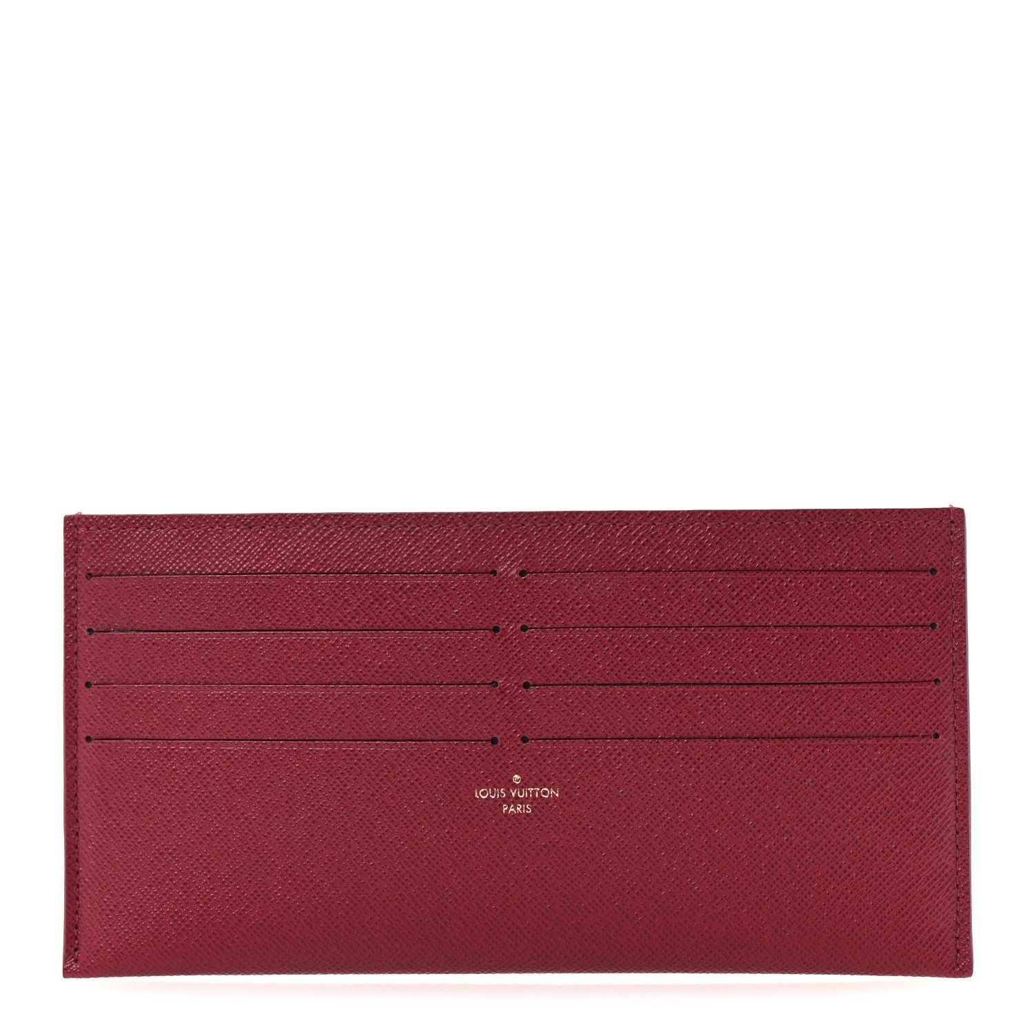 Louis Vuitton Calfskin Felicie Card Holder Insert Fuchsia