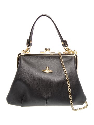 Vivienne Westwood Leather Top Handle Bag