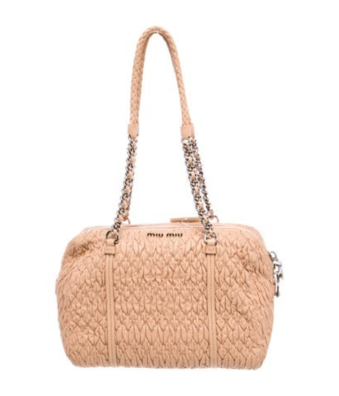 Miu Miu Miu Leather Shoulder Bag