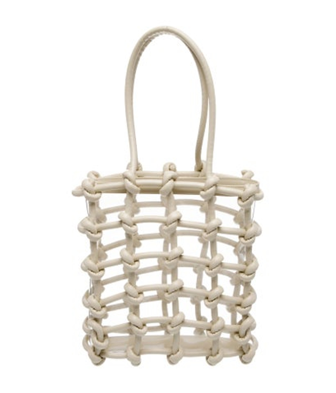 Cult Gaia Gaia Pvc Top Handle Bag