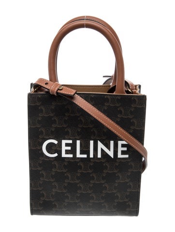 Celine Triomphe Vertical Cabas Mini