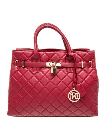 Badgley Mischka Leather Top Handle Bag w/ Tags