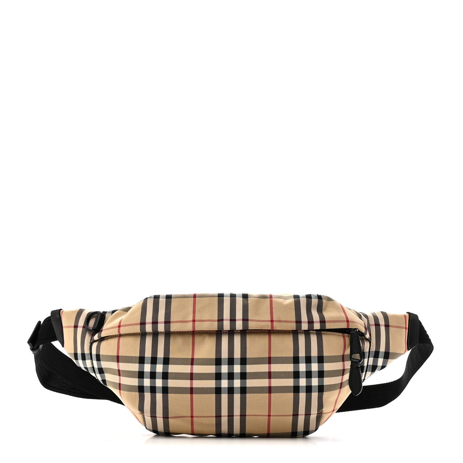 Burberry Nylon Vintage Check Medium Sonny Bum Bag Archive Beige Black