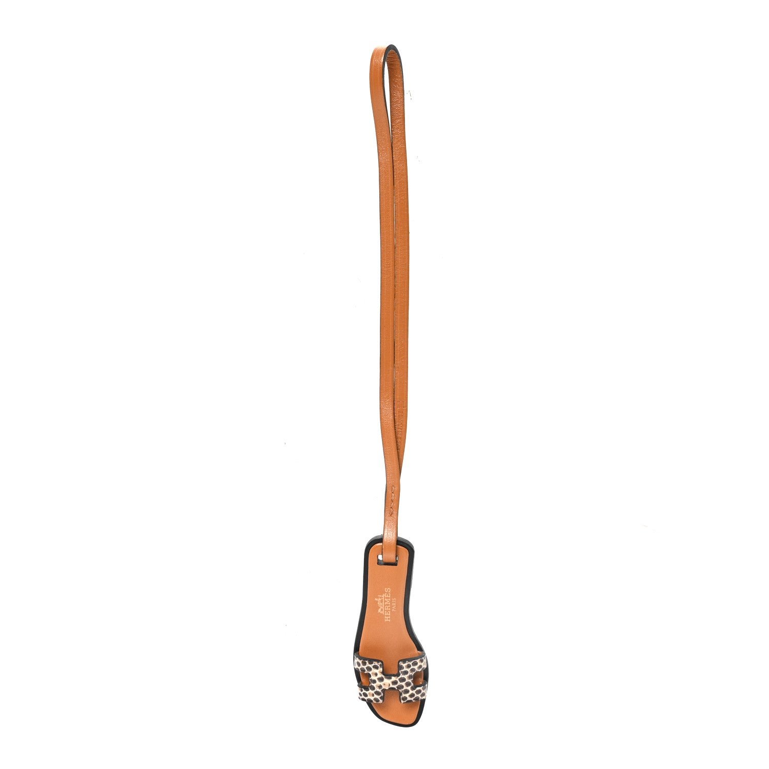 Hermes Lizard Butler Calfskin Hunter Oran Nano Bag Charm Ombre