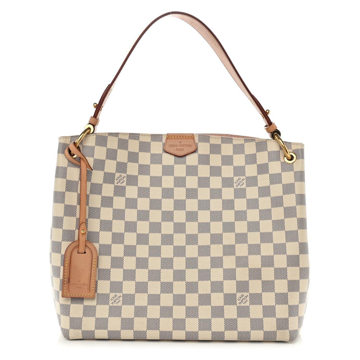 Louis Vuitton Damier Azur Graceful PM Rose Ballerine
