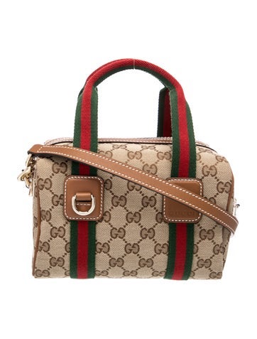 GG Canvas Boston Mini