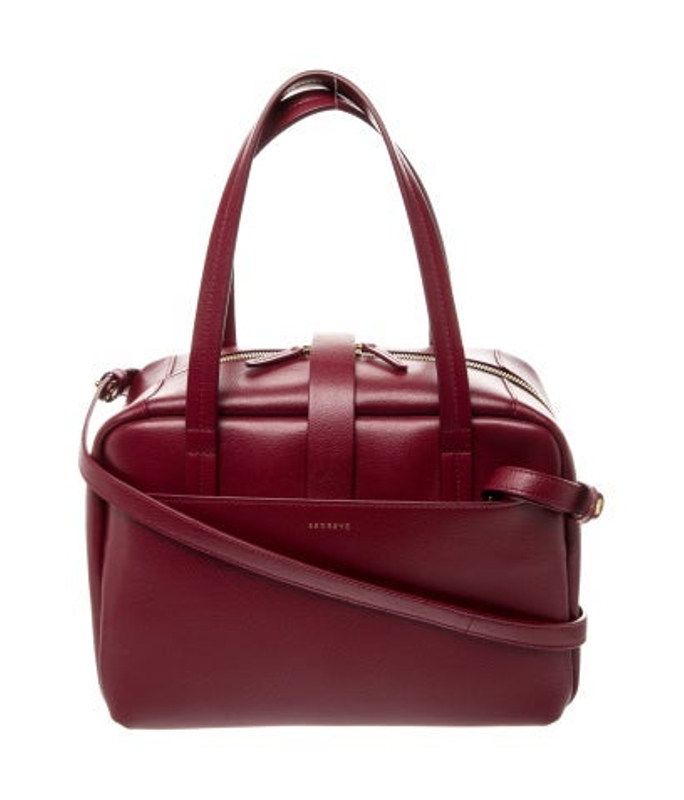 Senreve Leather Top Handle Bag