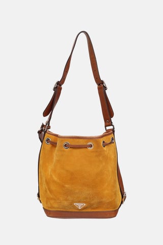 Suede Bucket Bag