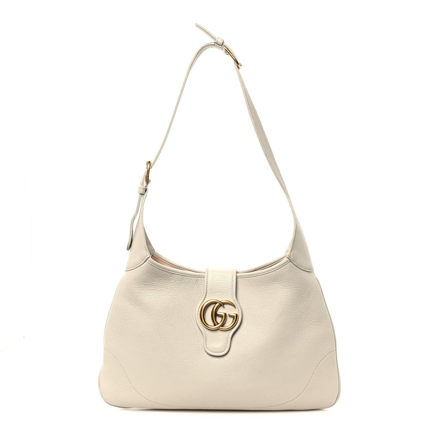 Gucci Goatskin Medium Aphrodite Shoulder Bag Mystic White
