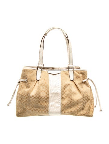 Coach Canvas Top Handle Bag