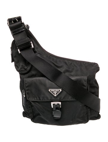 Tessuto Nylon Messenger Bag