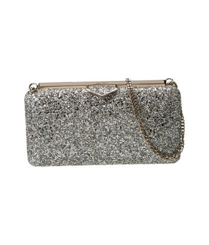 Jimmy Choo Choo Glitter Clutch