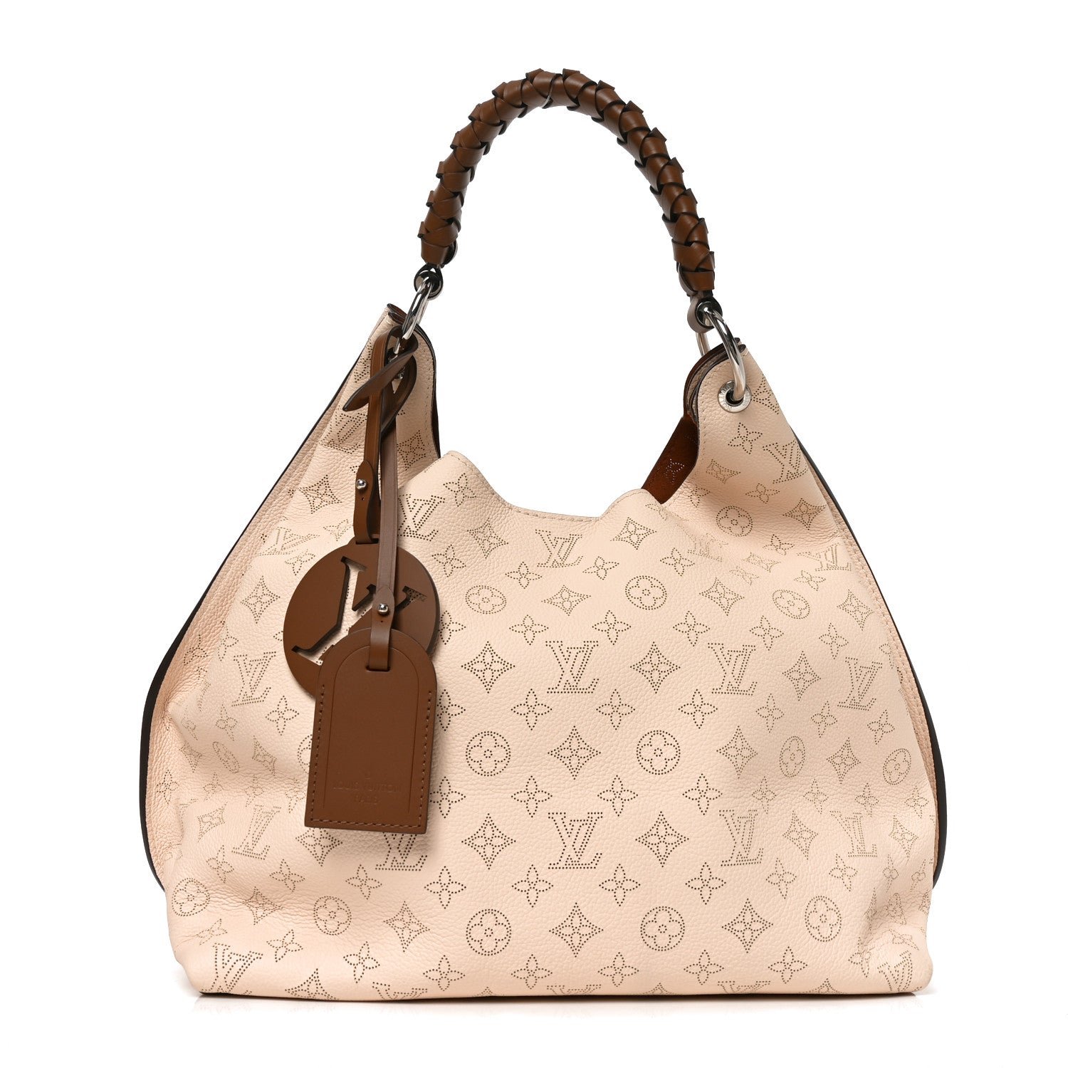 Louis Vuitton Mahina Carmel Hobo Creme
