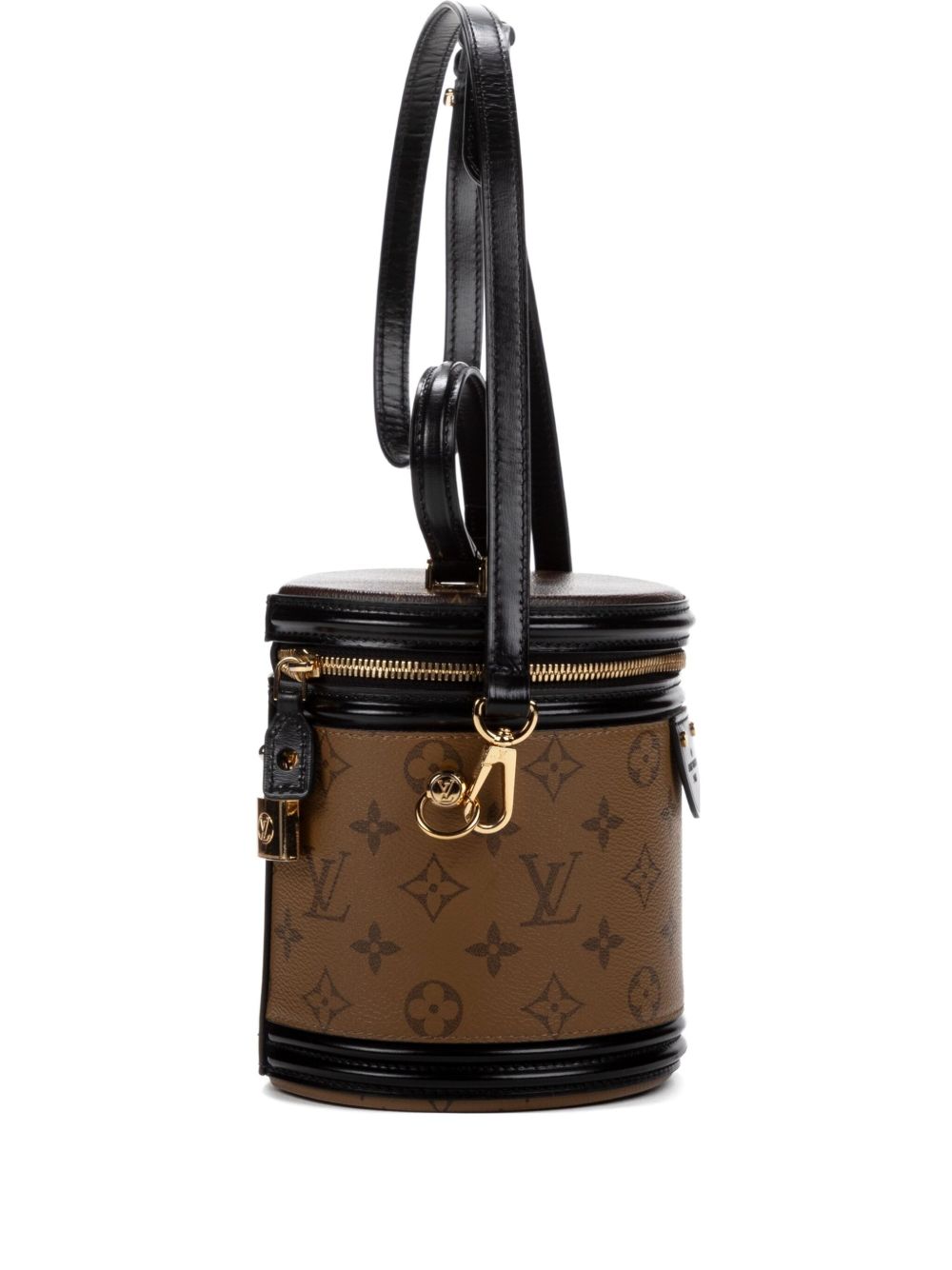 2000s monogram cylindrical bag