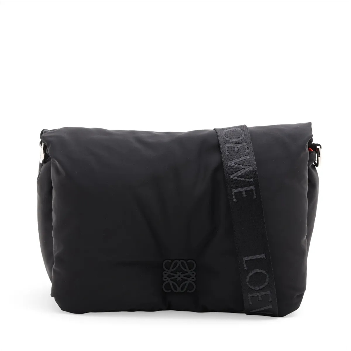 Loewe Loewe Goya puffer Nylon Shoulder bag Black