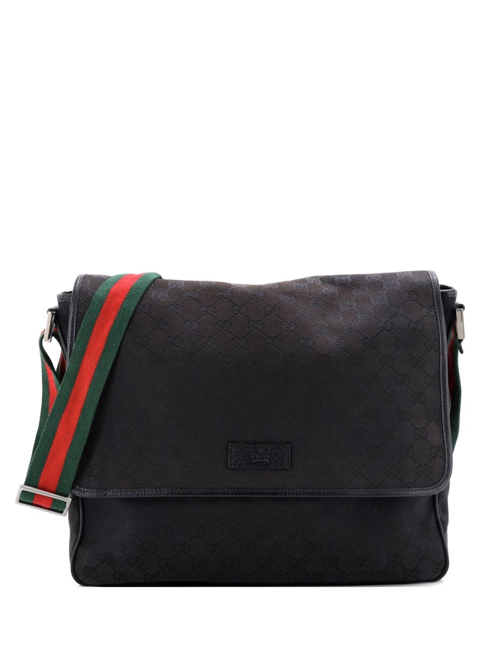 Web Strap Flap Messenger GG Canvas Medium crossbody bag