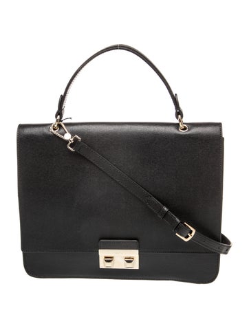 Furla Leather Top Handle Bag