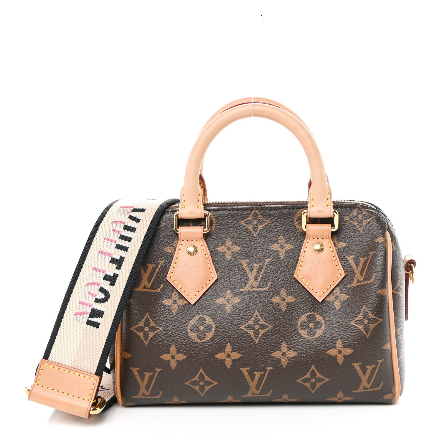 Louis Vuitton Monogram Speedy Bandouliere 20 Black