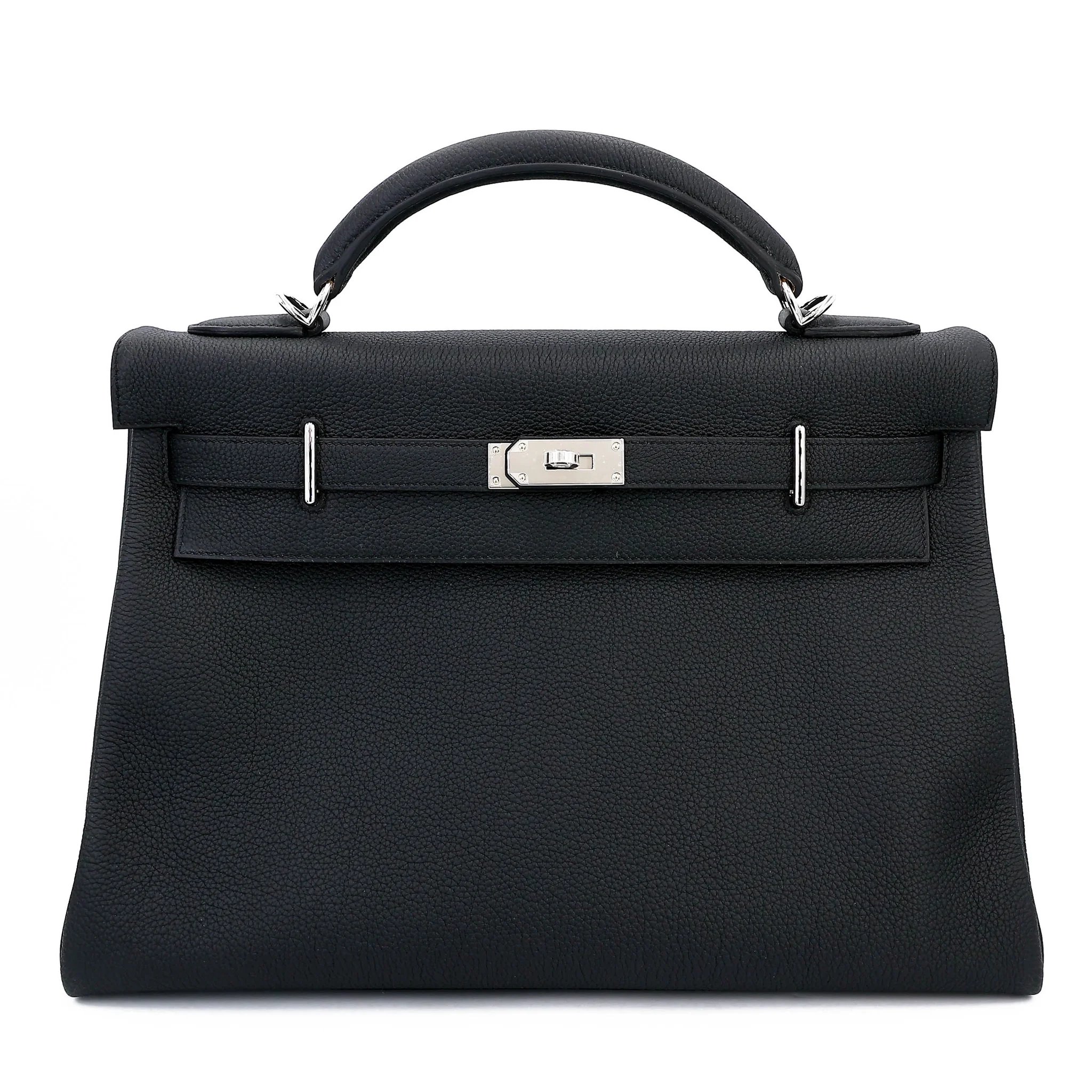 Brand New ( Rank N ) HERMÈS Kelly 42 Maxi Noir (89) Togo Palladium hardware G (2026)