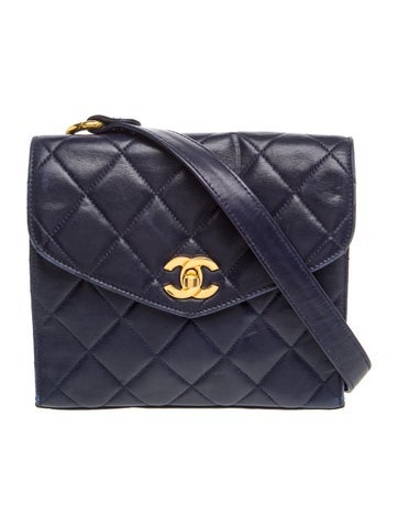 Quilted Envelope Flap Bag