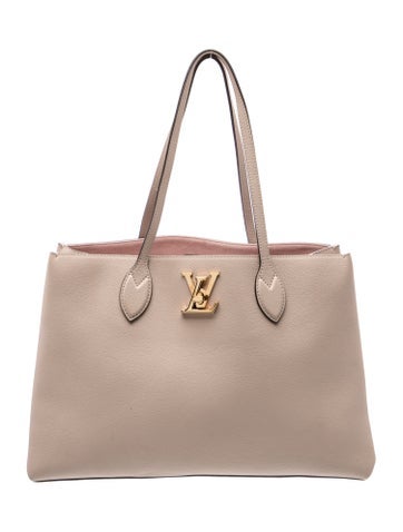 Leather Lockme Shopper