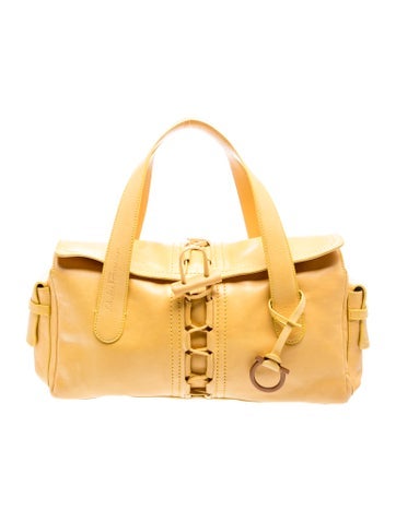 Leather Top Handle Bag